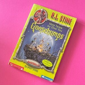 3/$15 Goosebumps “More Tales to Give You ” 1995 Vintage Scholastic Book